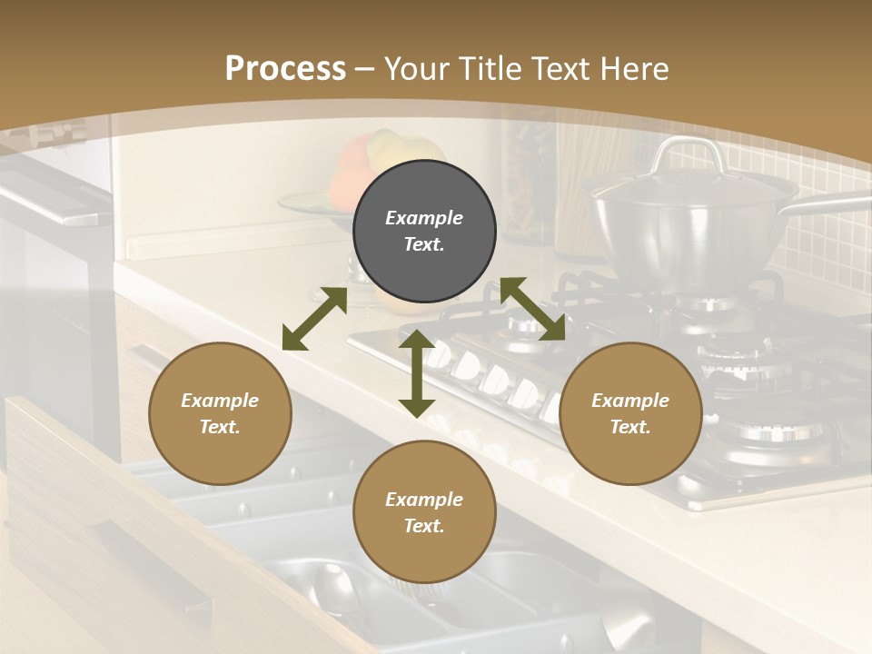Interior Hardwood Furniture PowerPoint Template