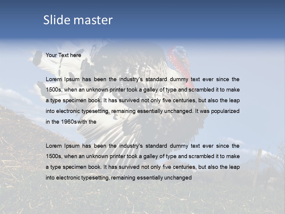 Summer Bigwig Gobbler PowerPoint Template