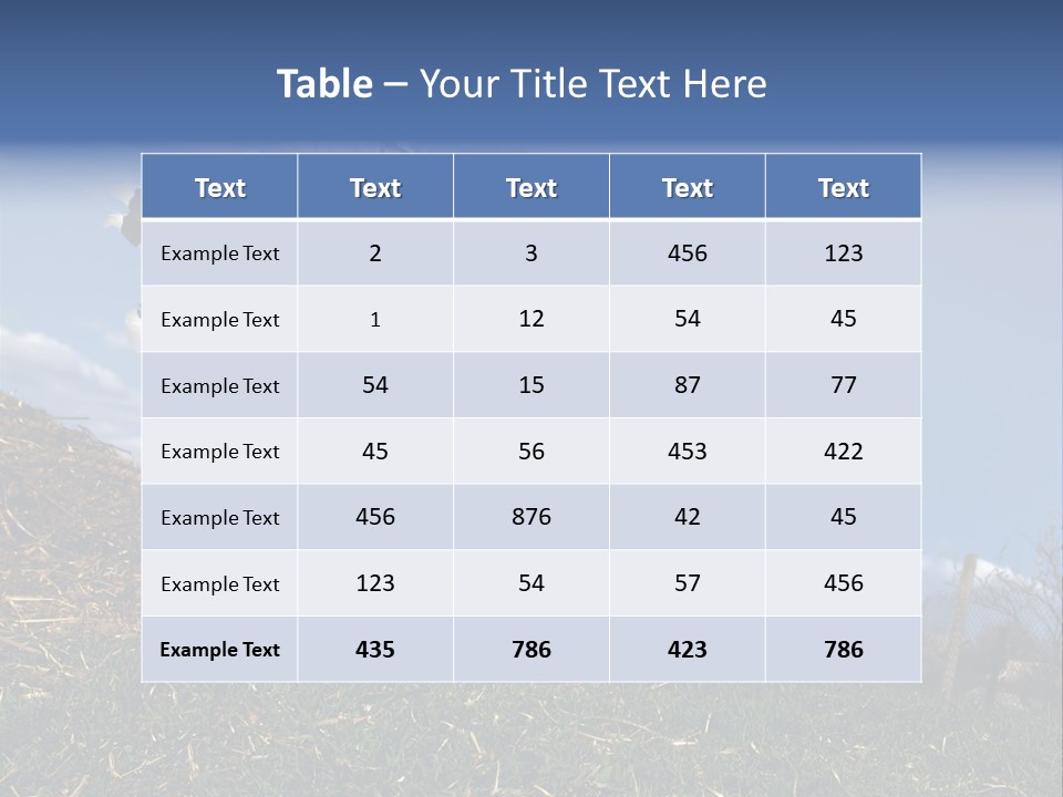 Summer Bigwig Gobbler PowerPoint Template