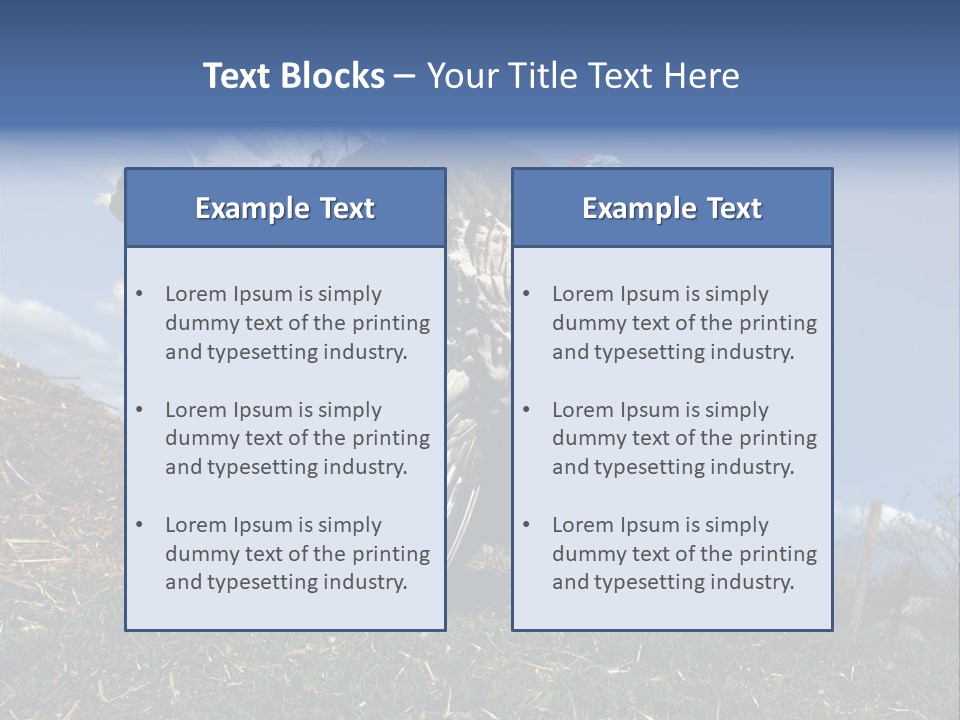 Summer Bigwig Gobbler PowerPoint Template