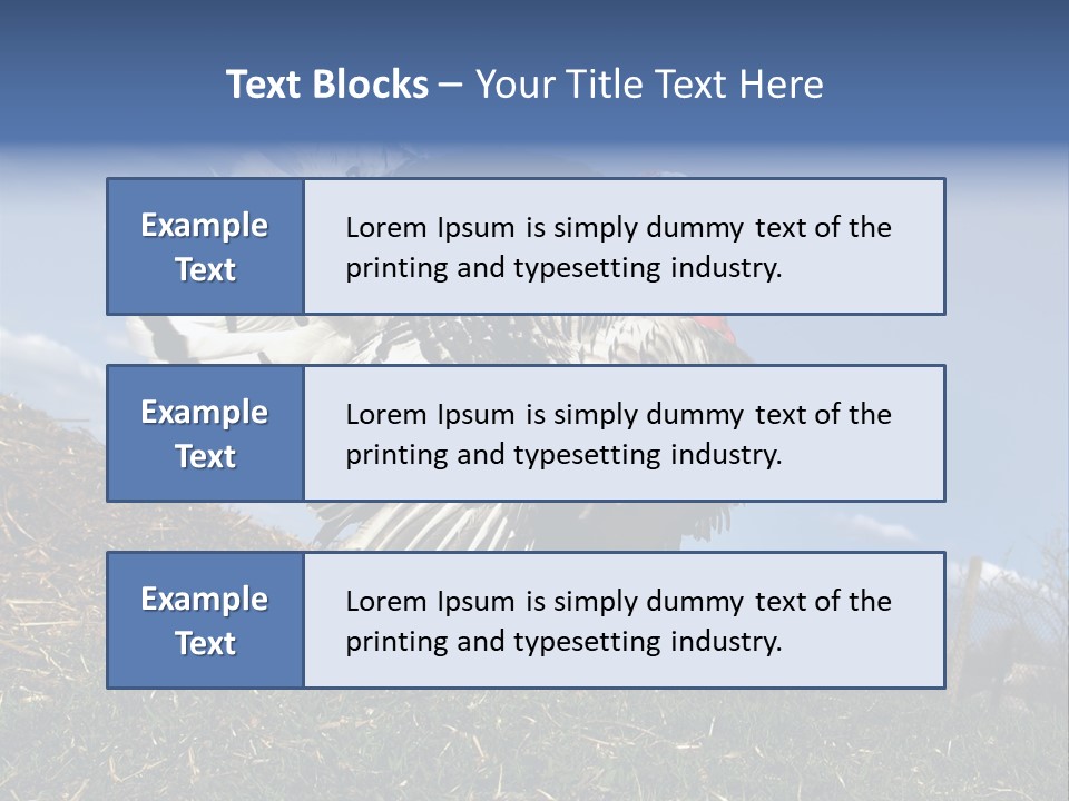 Summer Bigwig Gobbler PowerPoint Template