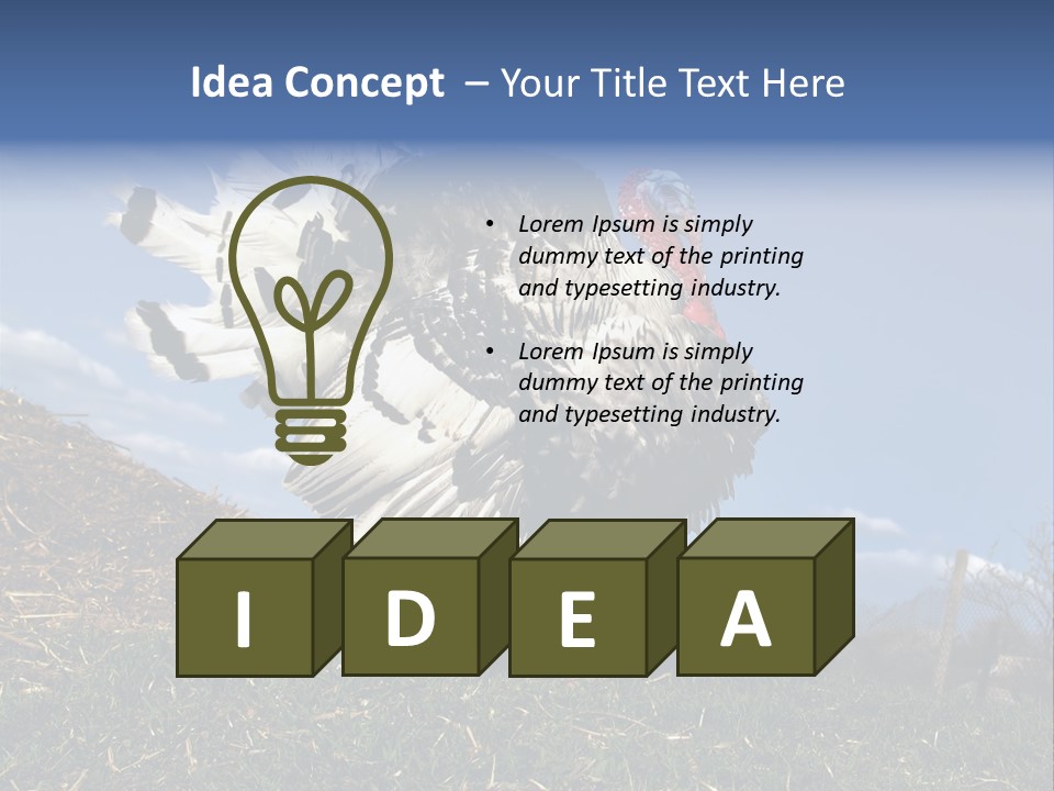 Summer Bigwig Gobbler PowerPoint Template