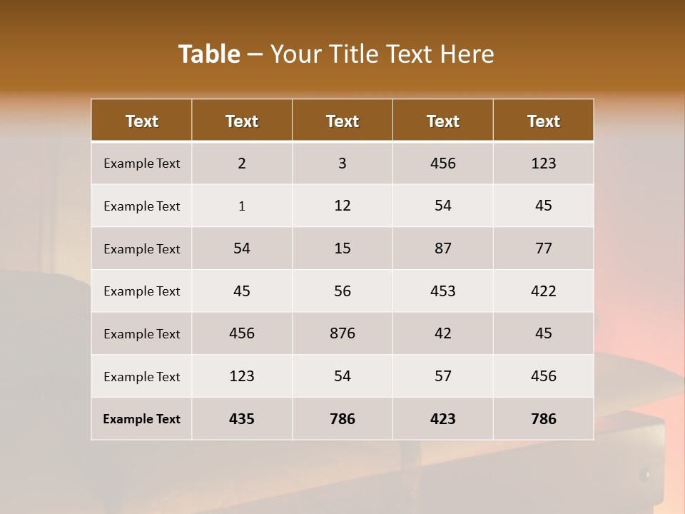 A Bed With A Pillow And A Candle On It PowerPoint Template