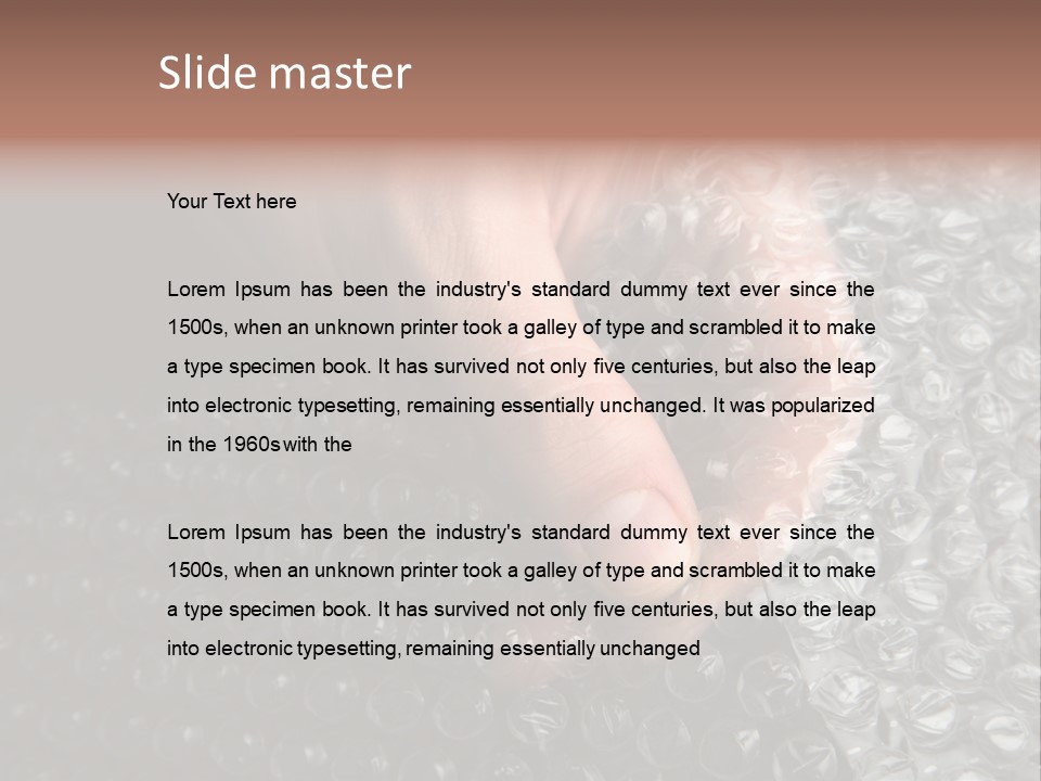 Material Waste Stress PowerPoint Template