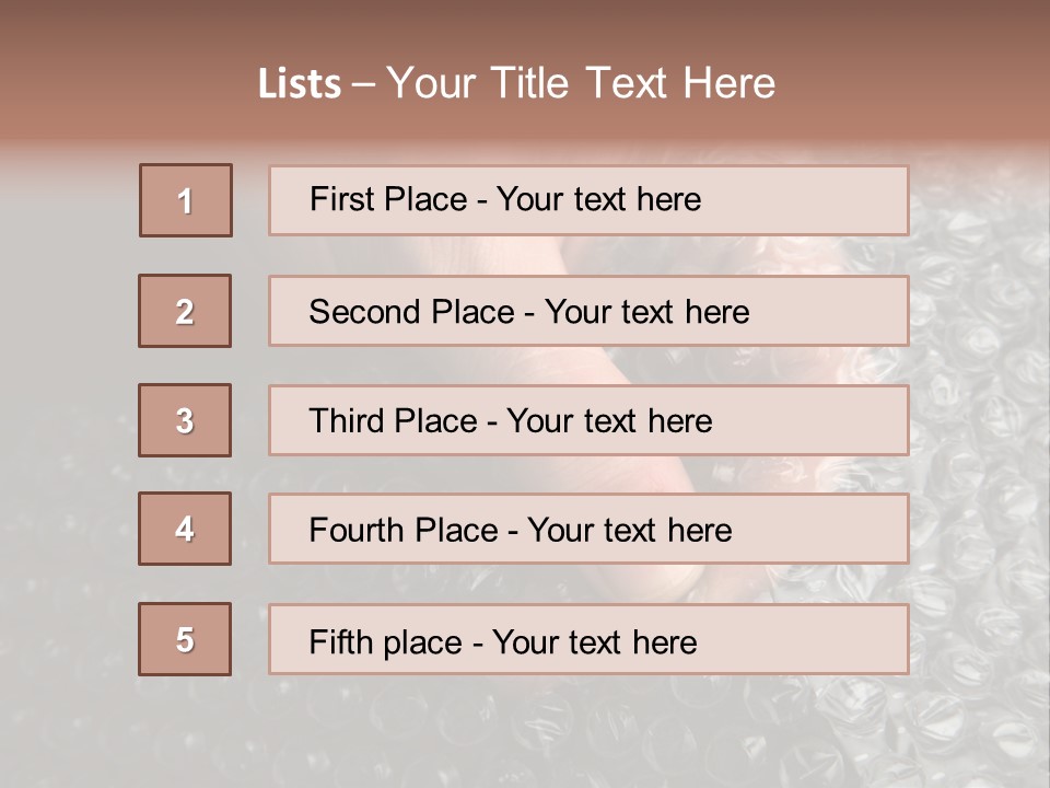 Material Waste Stress PowerPoint Template