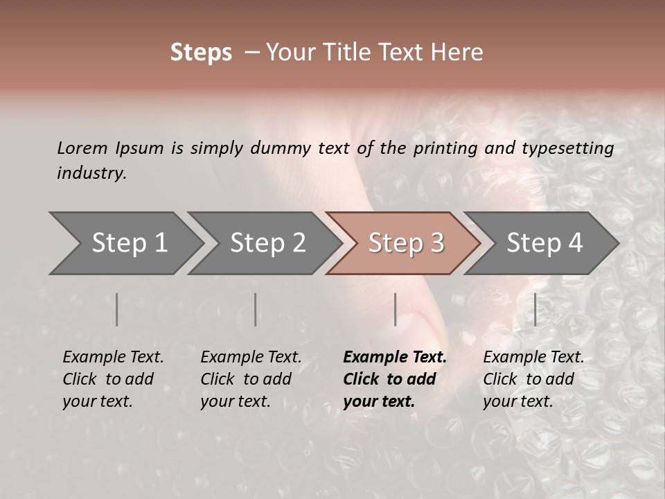 Material Waste Stress PowerPoint Template