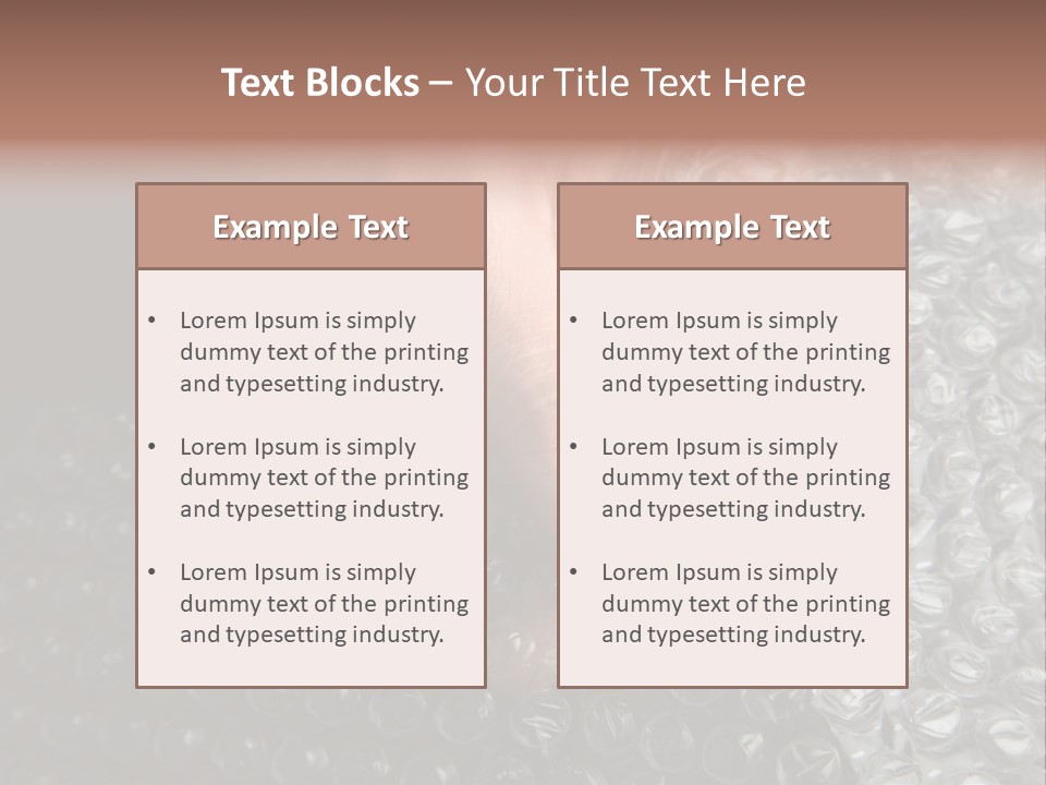 Material Waste Stress PowerPoint Template