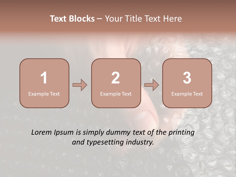 Material Waste Stress PowerPoint Template