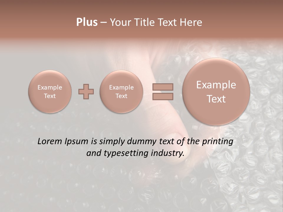Material Waste Stress PowerPoint Template