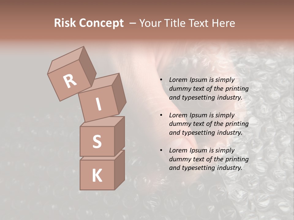 Material Waste Stress PowerPoint Template