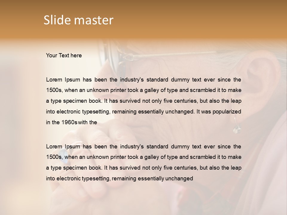 Old Think Citizen PowerPoint Template