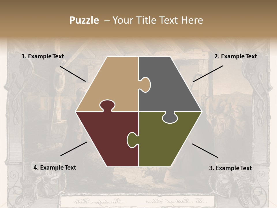 Classic Nostalgia Christ PowerPoint Template