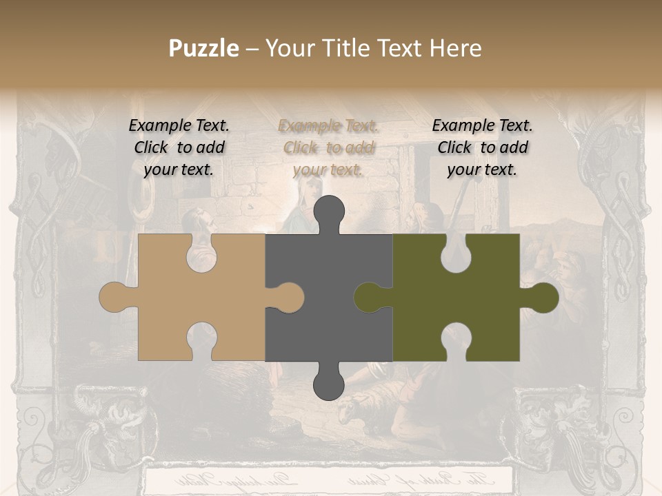 Classic Nostalgia Christ PowerPoint Template