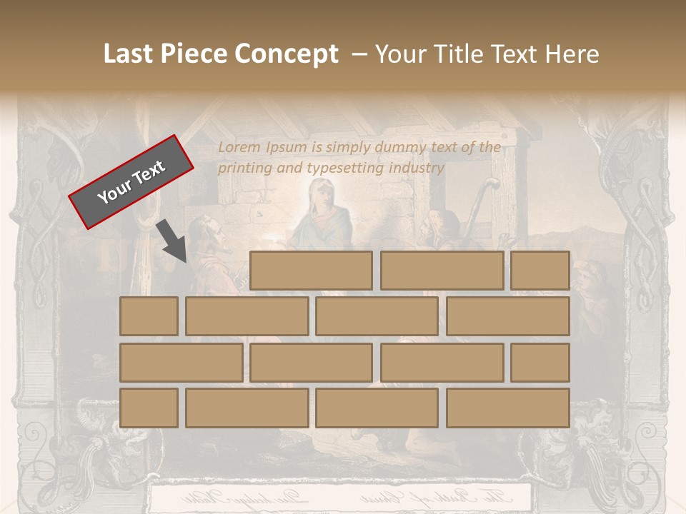 Classic Nostalgia Christ PowerPoint Template