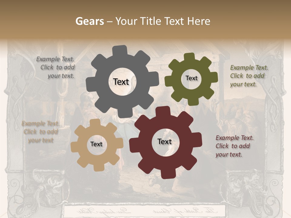Classic Nostalgia Christ PowerPoint Template