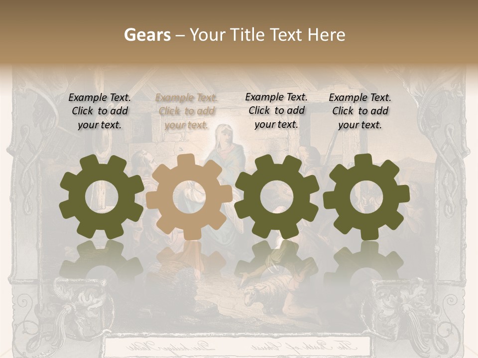 Classic Nostalgia Christ PowerPoint Template