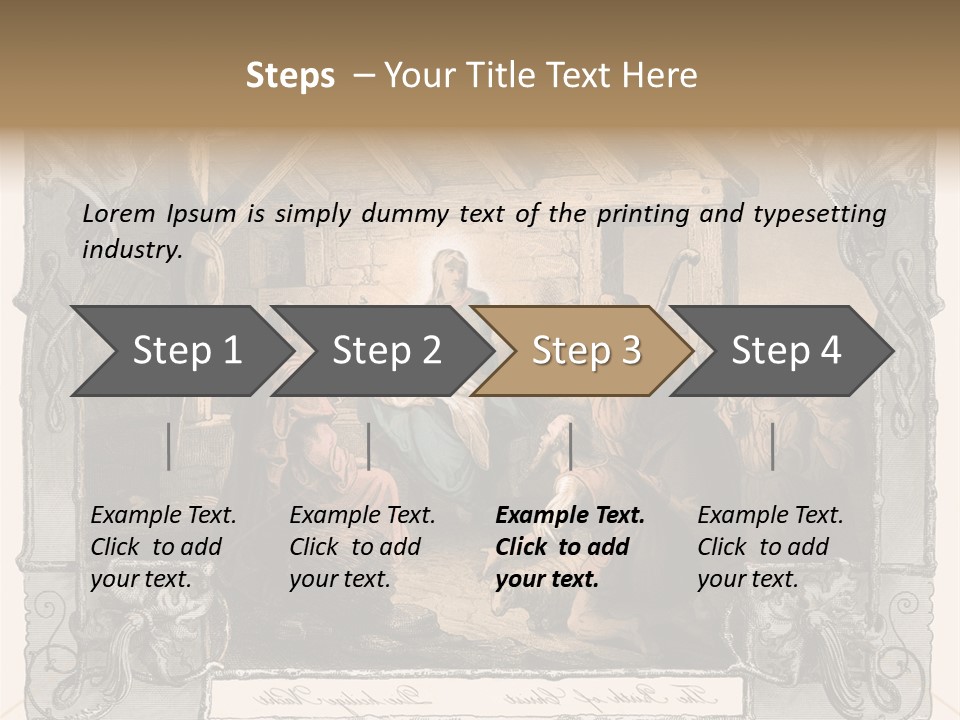 Classic Nostalgia Christ PowerPoint Template