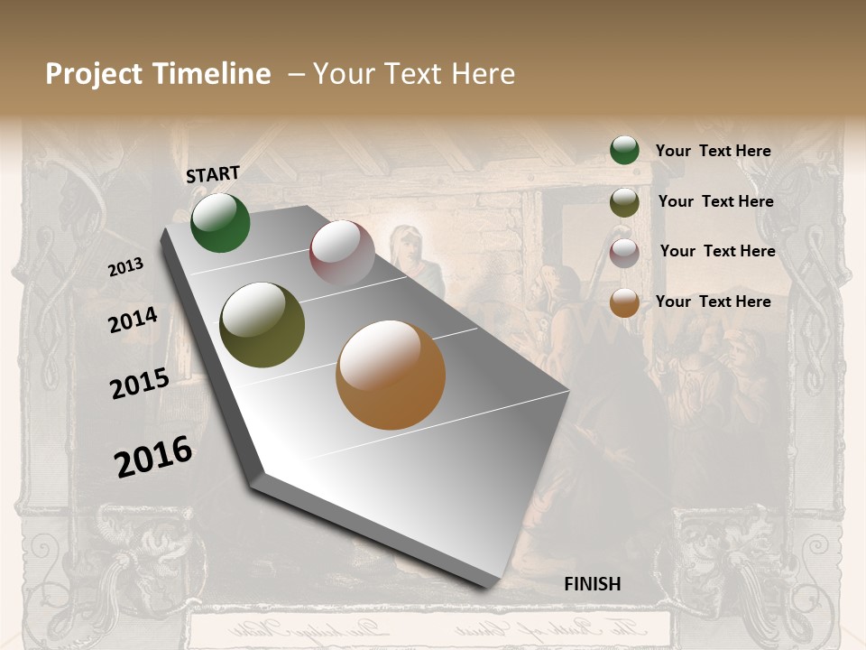 Classic Nostalgia Christ PowerPoint Template