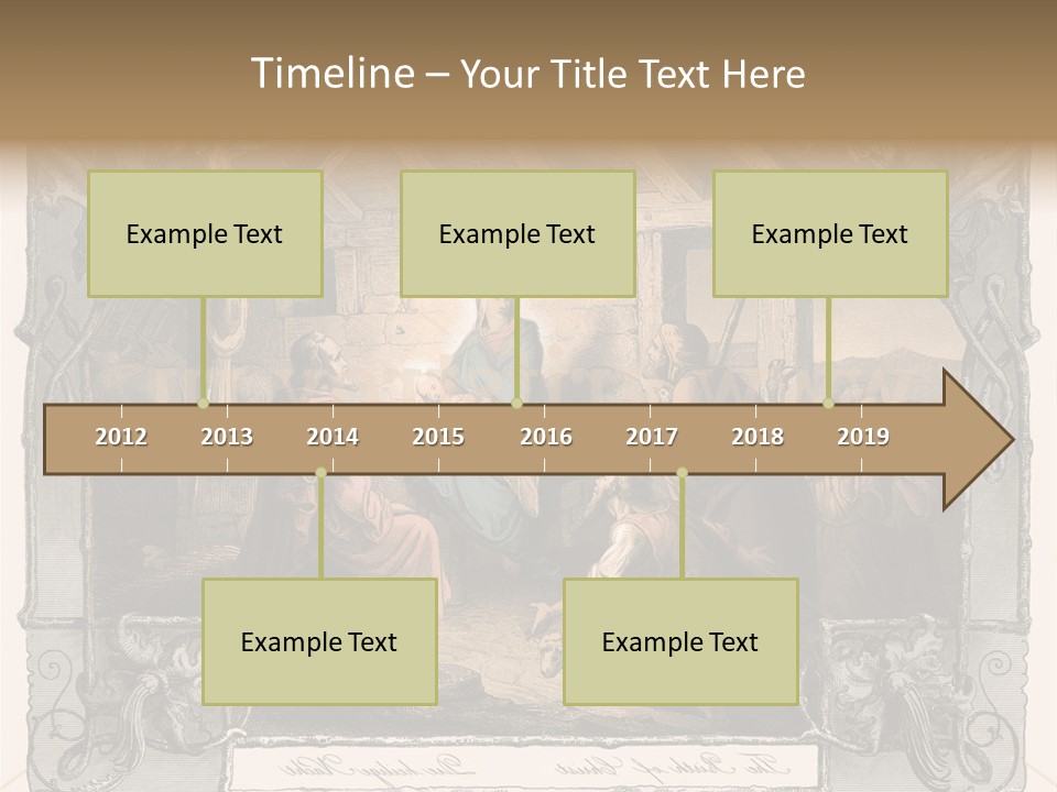 Classic Nostalgia Christ PowerPoint Template