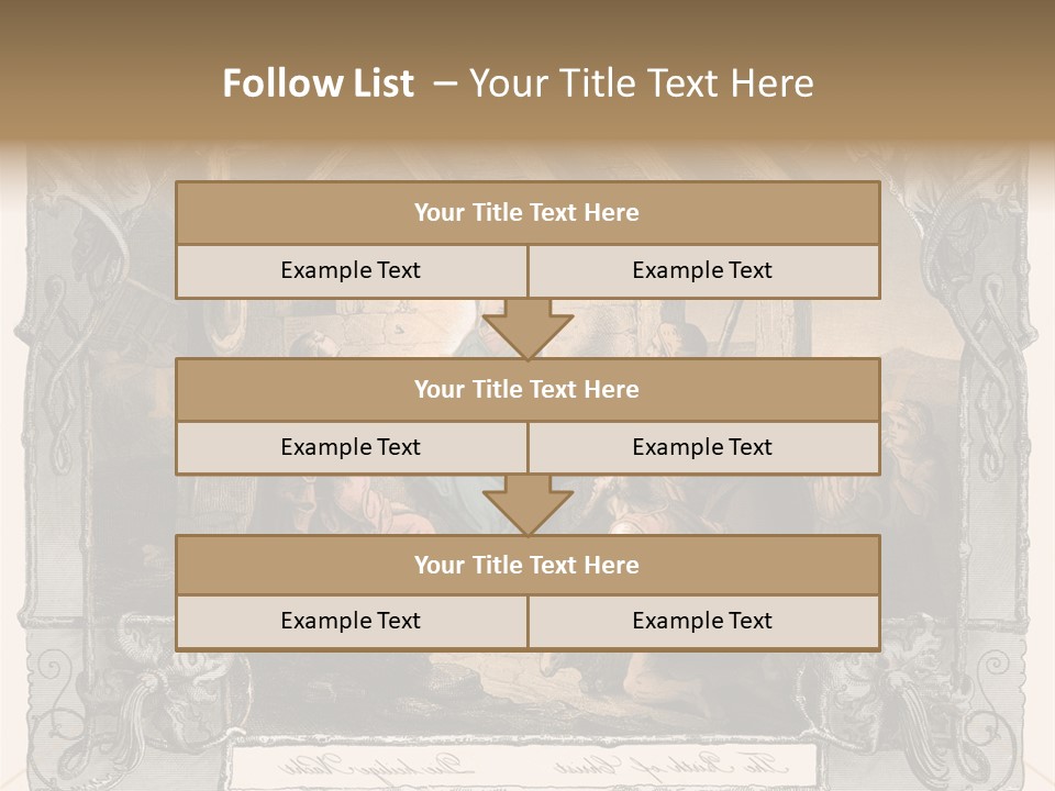 Classic Nostalgia Christ PowerPoint Template