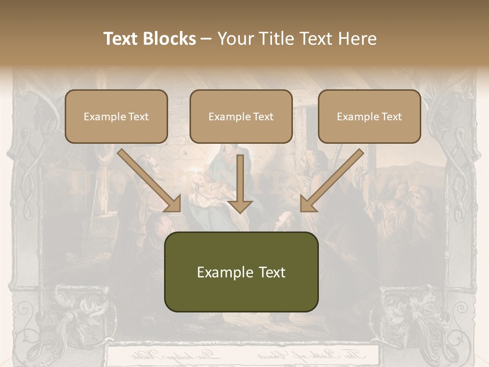 Classic Nostalgia Christ PowerPoint Template