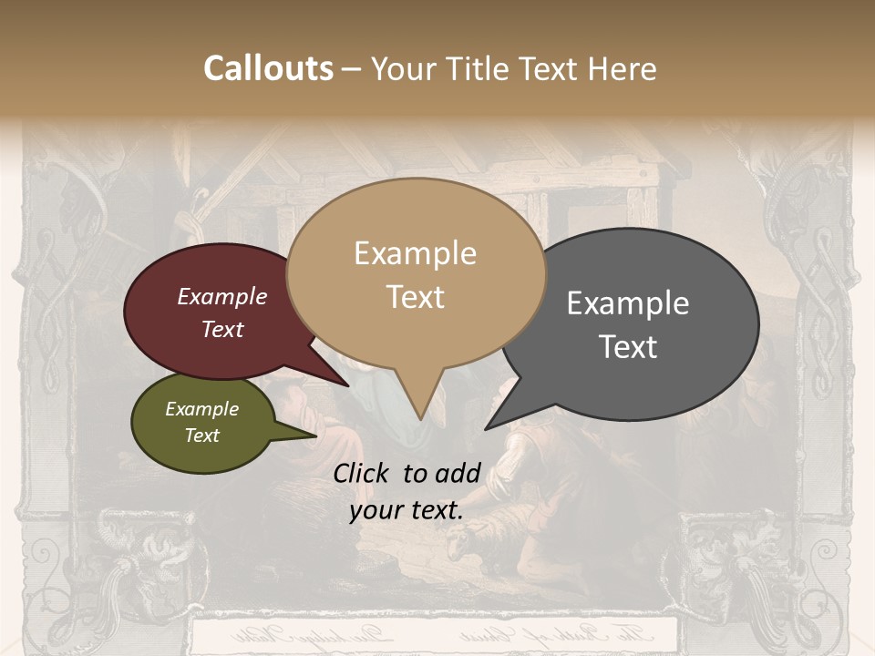 Classic Nostalgia Christ PowerPoint Template