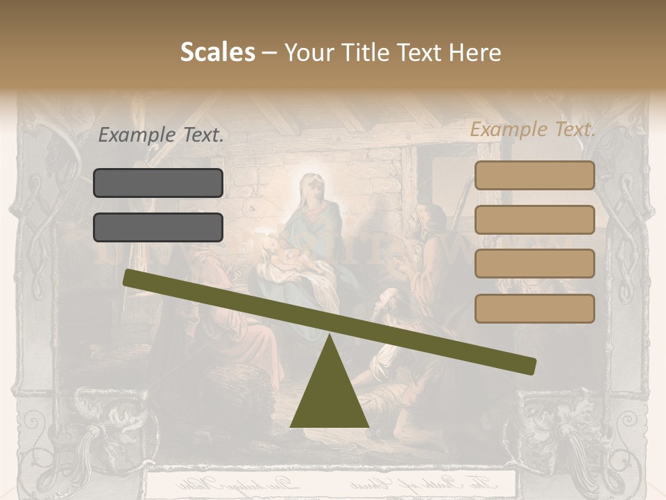 Classic Nostalgia Christ PowerPoint Template