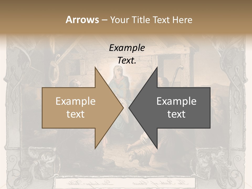 Classic Nostalgia Christ PowerPoint Template