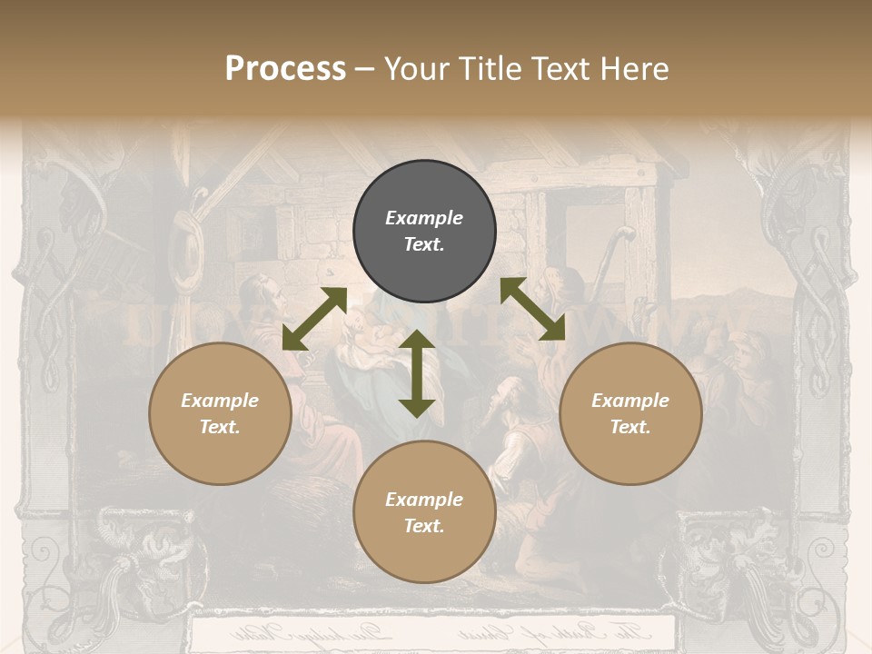 Classic Nostalgia Christ PowerPoint Template