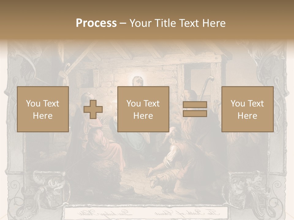 Classic Nostalgia Christ PowerPoint Template