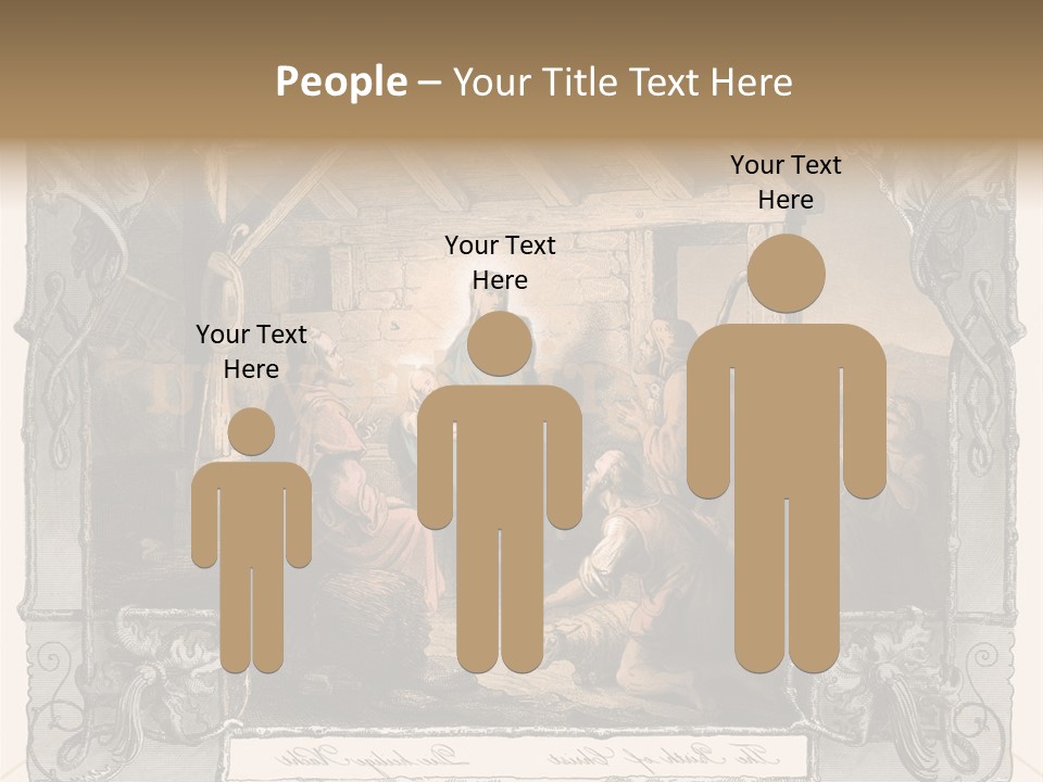 Classic Nostalgia Christ PowerPoint Template