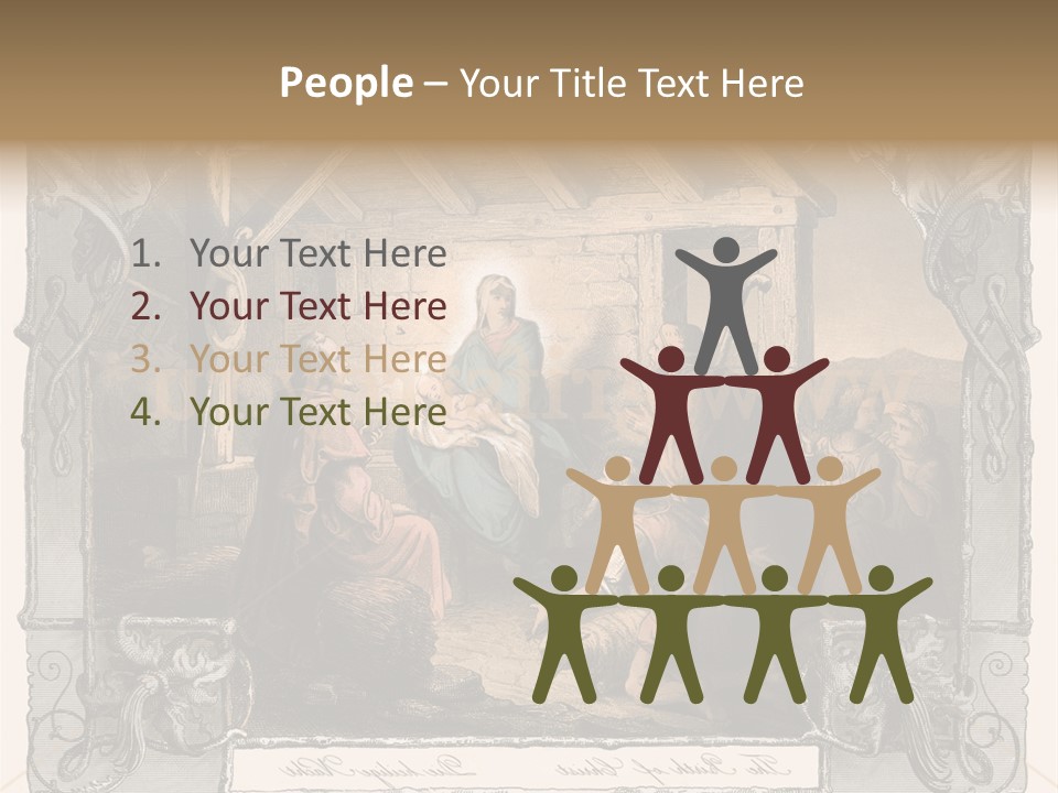 Classic Nostalgia Christ PowerPoint Template