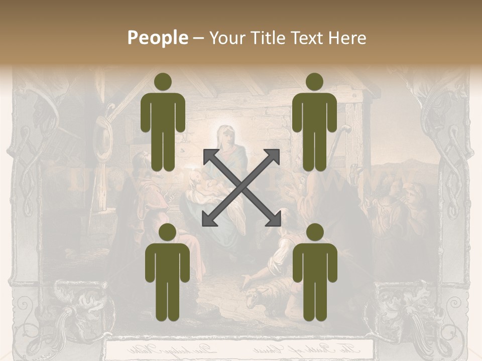 Classic Nostalgia Christ PowerPoint Template