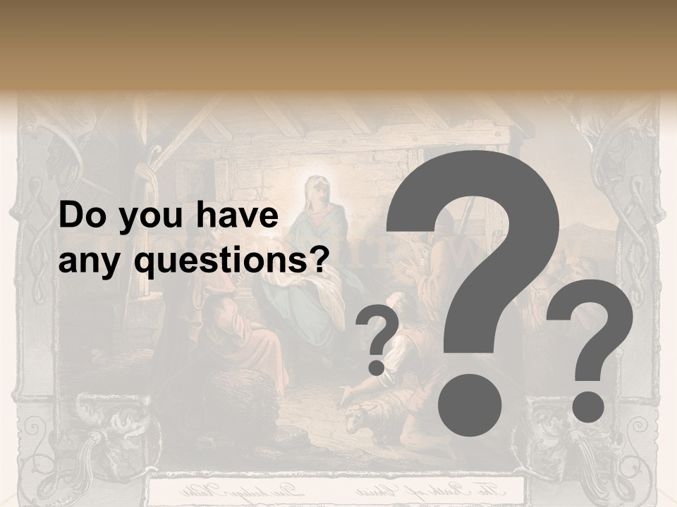 Classic Nostalgia Christ PowerPoint Template