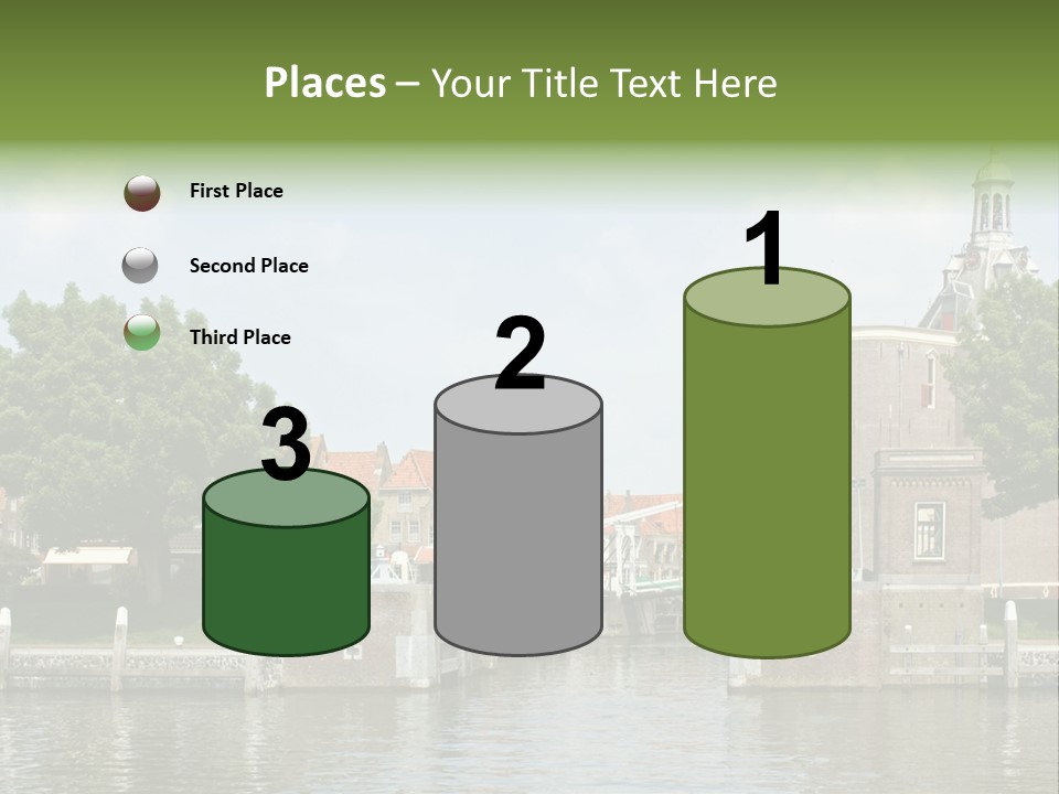 Netherlands Lock Dutch PowerPoint Template