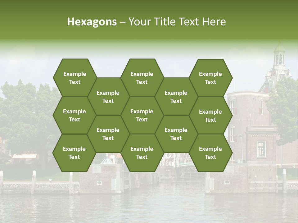 Netherlands Lock Dutch PowerPoint Template