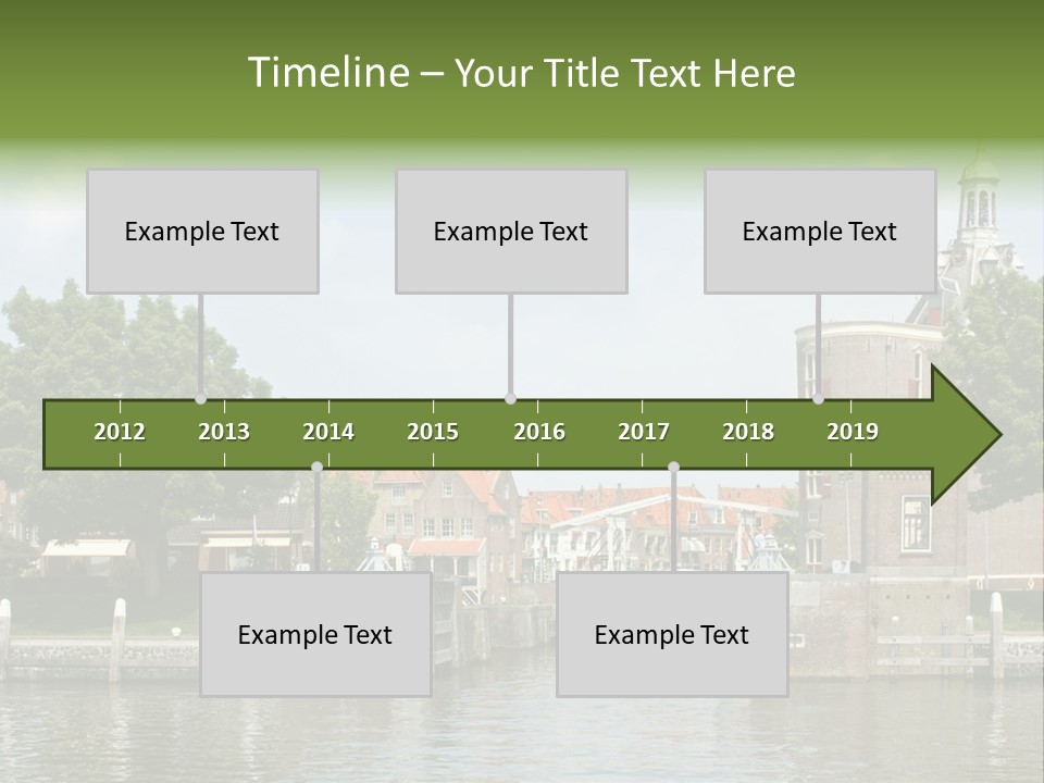 Netherlands Lock Dutch PowerPoint Template