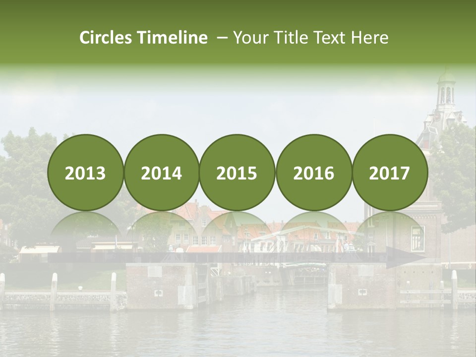 Netherlands Lock Dutch PowerPoint Template