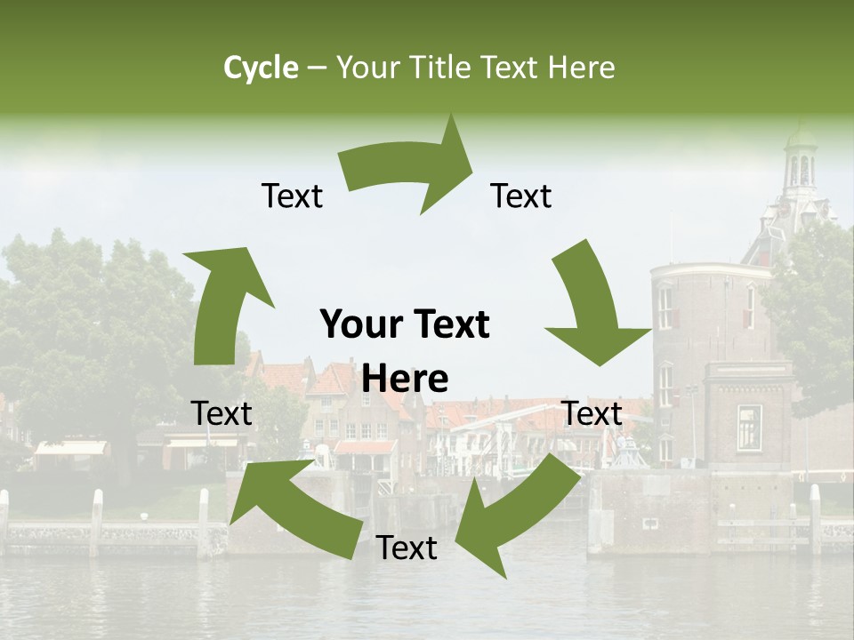 Netherlands Lock Dutch PowerPoint Template