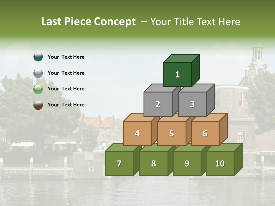 Netherlands Lock Dutch PowerPoint Template