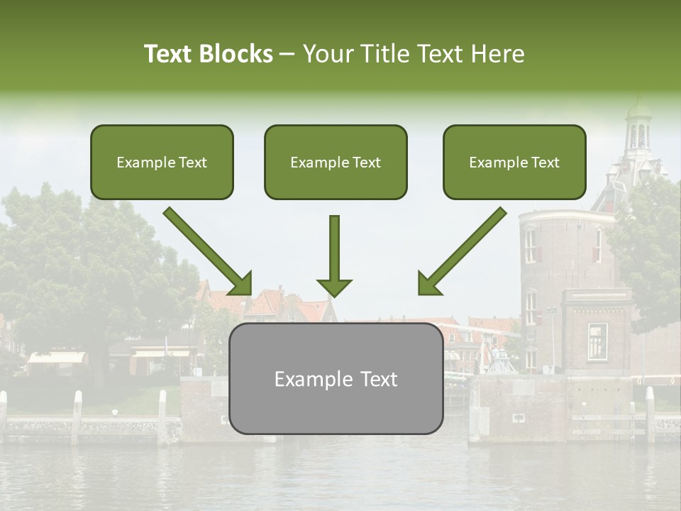 Netherlands Lock Dutch PowerPoint Template
