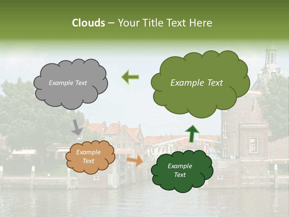 Netherlands Lock Dutch PowerPoint Template