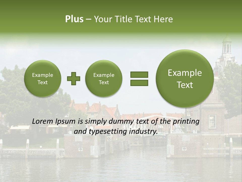 Netherlands Lock Dutch PowerPoint Template