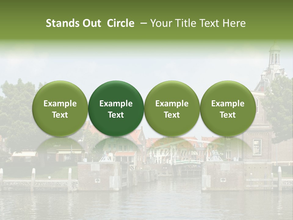 Netherlands Lock Dutch PowerPoint Template
