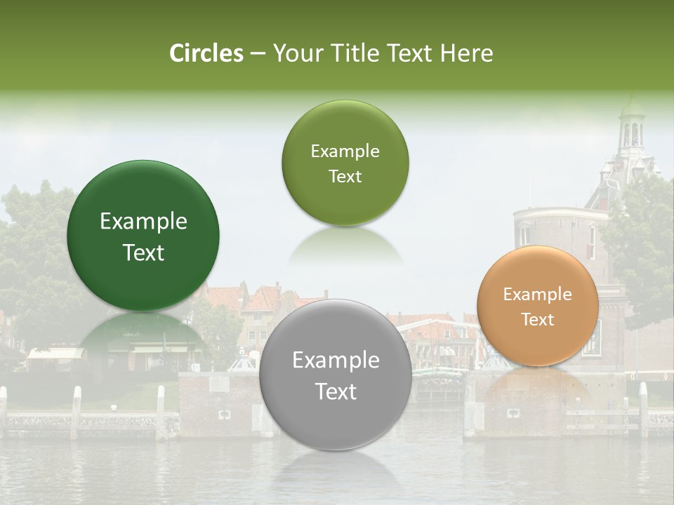 Netherlands Lock Dutch PowerPoint Template