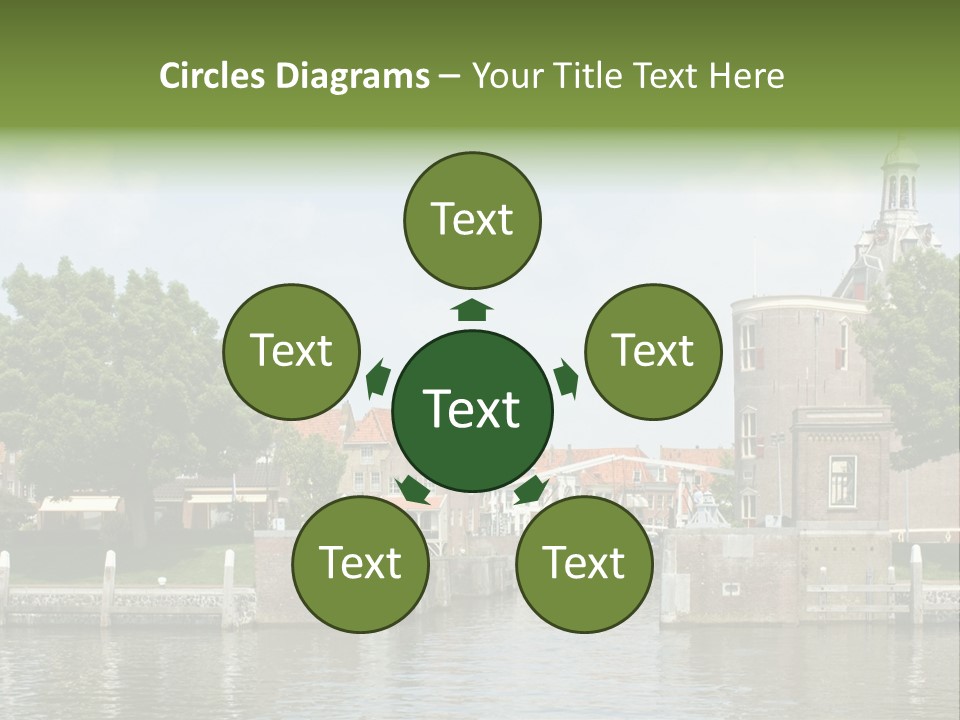 Netherlands Lock Dutch PowerPoint Template