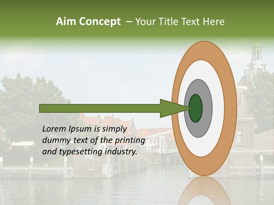 Netherlands Lock Dutch PowerPoint Template