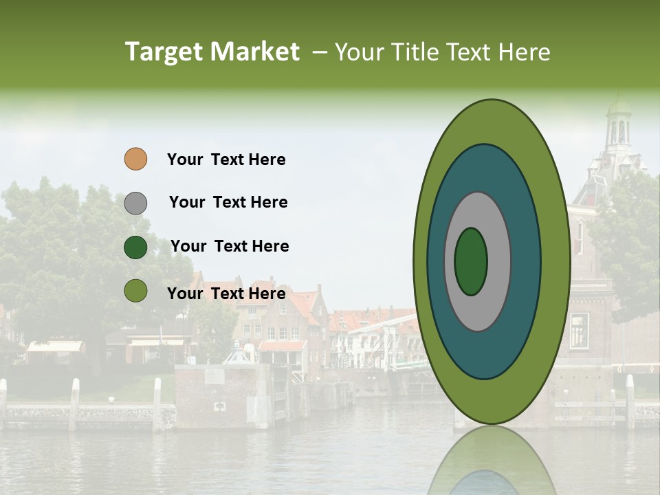 Netherlands Lock Dutch PowerPoint Template