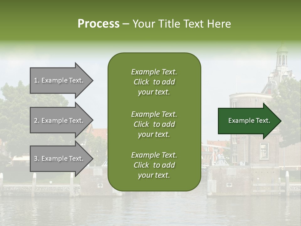 Netherlands Lock Dutch PowerPoint Template