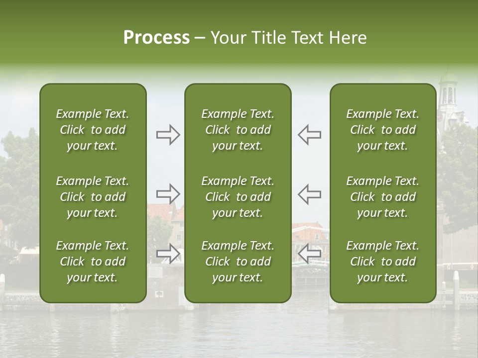 Netherlands Lock Dutch PowerPoint Template